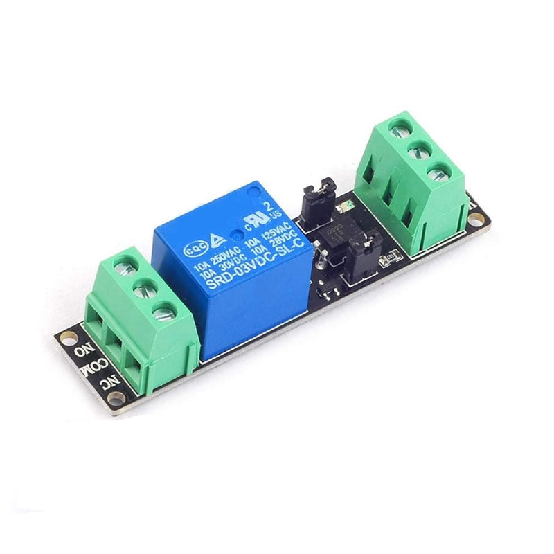 3V 1 Channel Relay Power Switch Module with Optocoupler High Level Trigger for ESP8266 Development Board