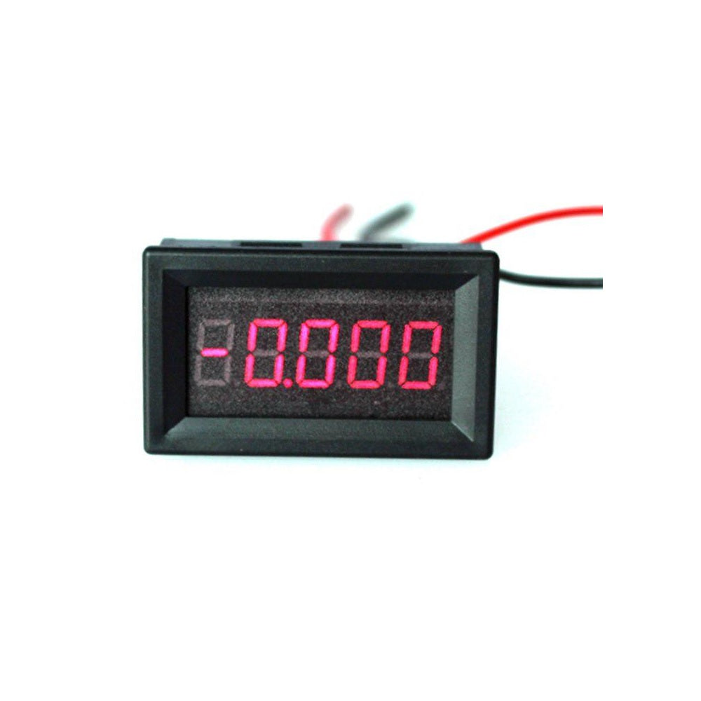 0.36" 5 Digits 0-3.0000A DC Ammeter Digital Amp Ampere Panel Meter Red LED Electric Current Tester Gauge