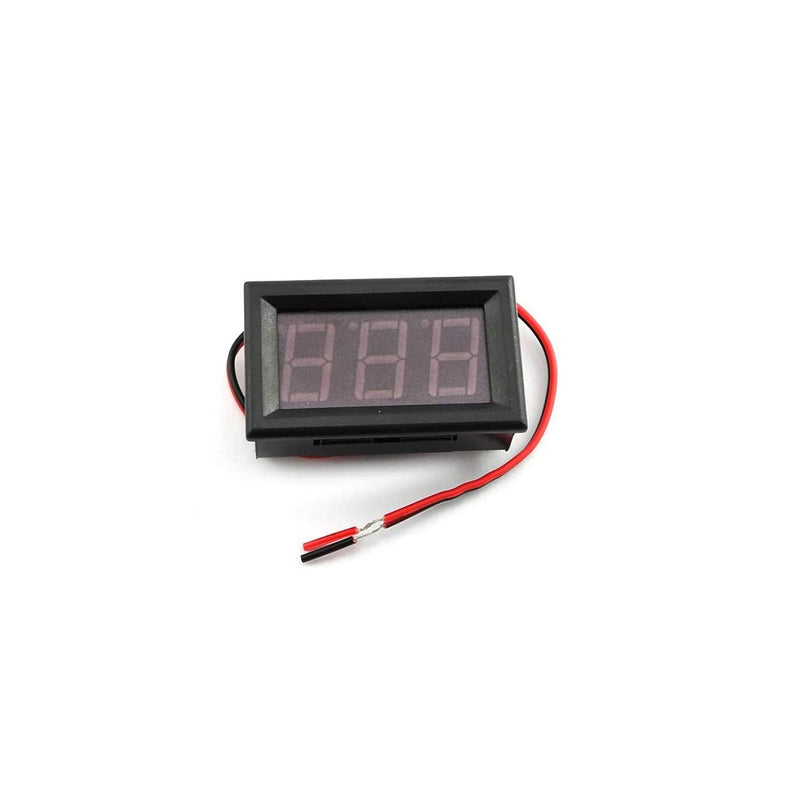 AC 70V-500V Mini Digital Voltmeter 2-Wire Blue LED Display Panel Voltage Test Meter