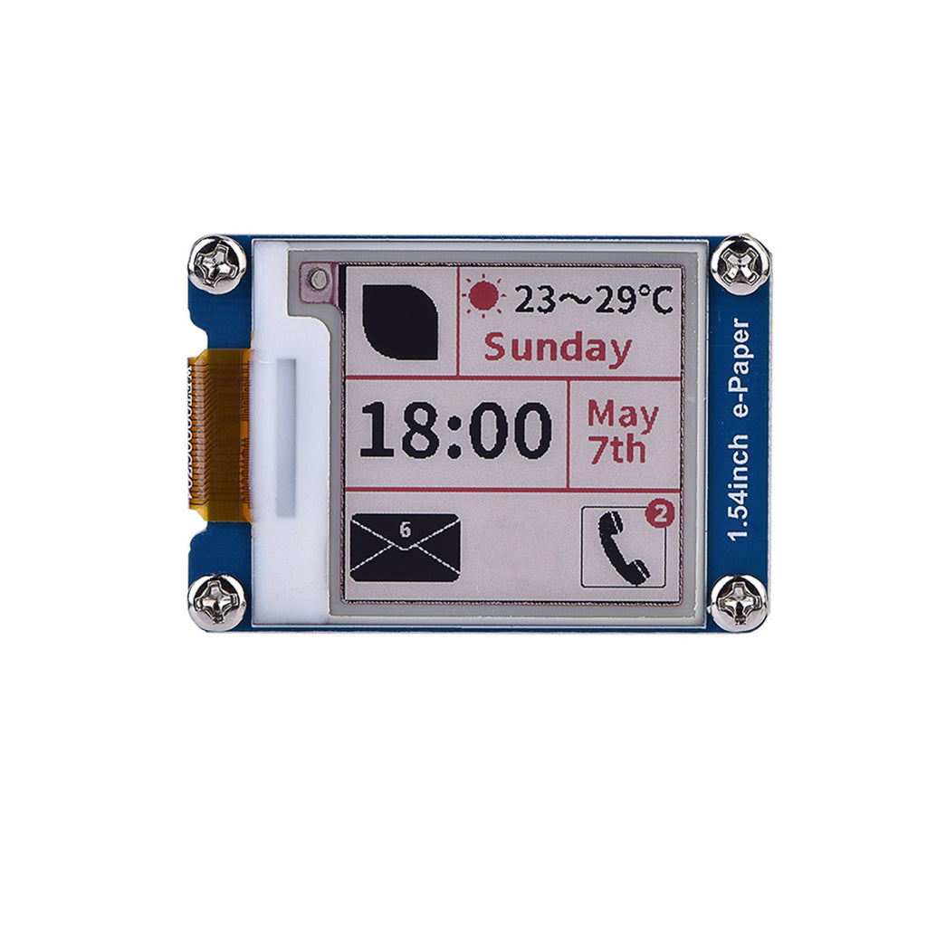 Small Epaper Display Module Waveshare 1.54 inch e-Ink Paper Display Module with SPI Interface