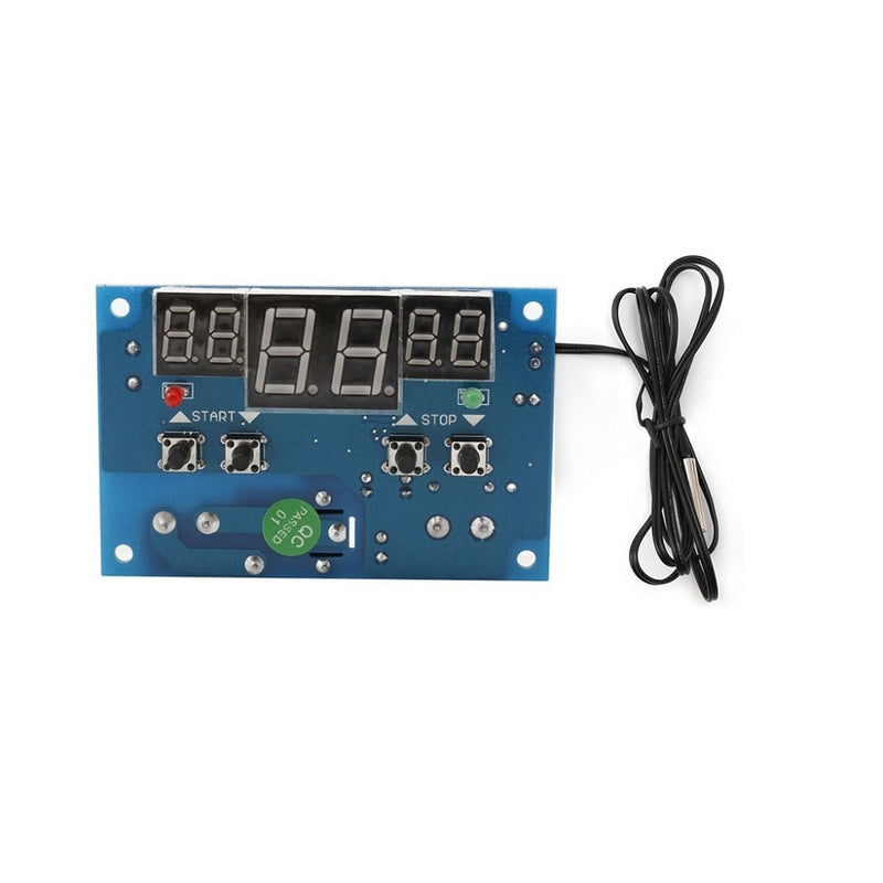 Intelligent Digital Thermostat Temperature Controller Thermometer High and Low Temperature Display 12V