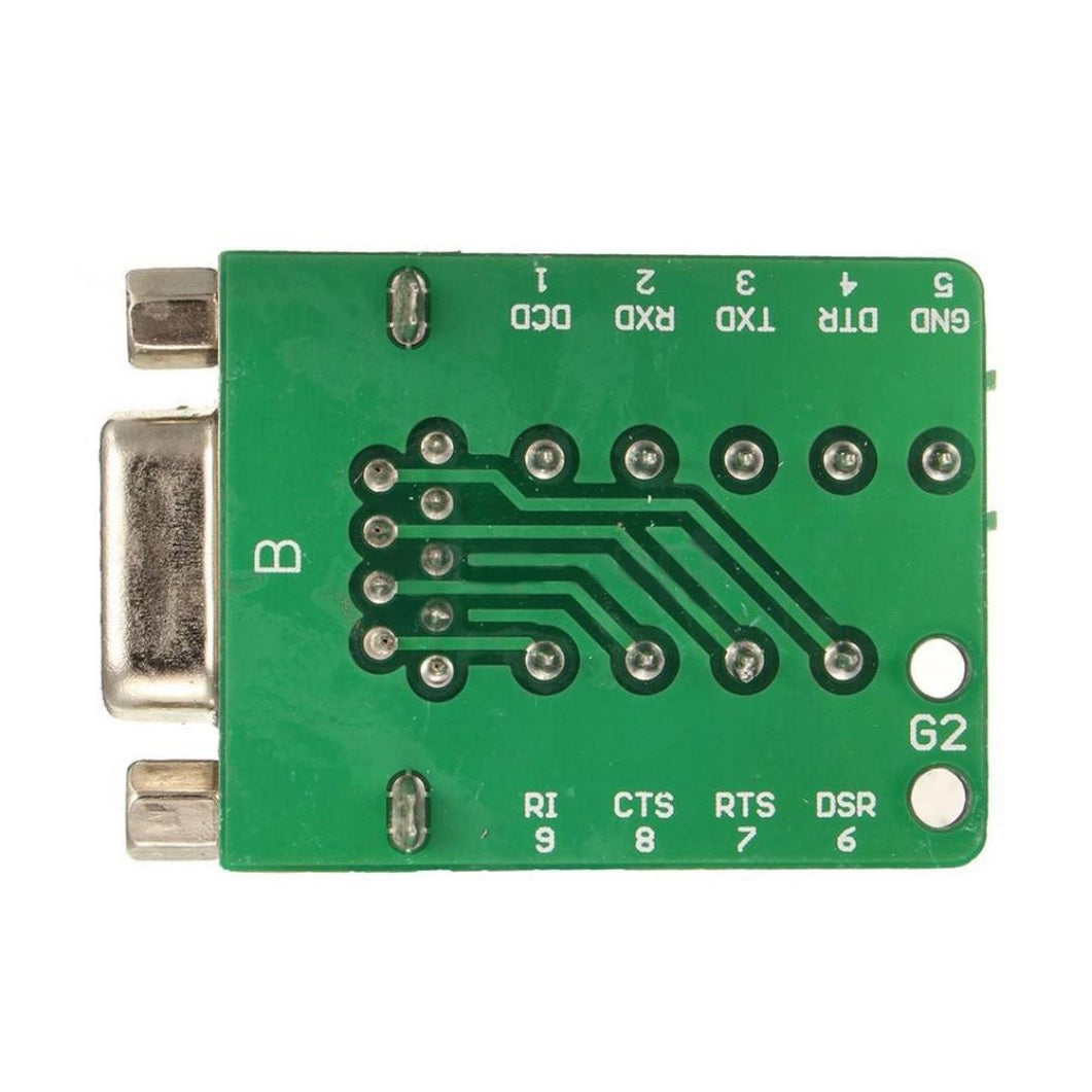 RS232 D-SUB DB9 Female Adapter to Terminal Connector Signal Module