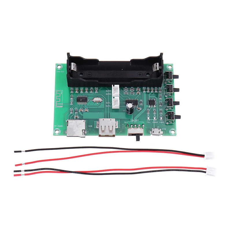 Bluetooth Power Amplifier Board Pam8403 Stereo Amp Usb 18650 Battery Power