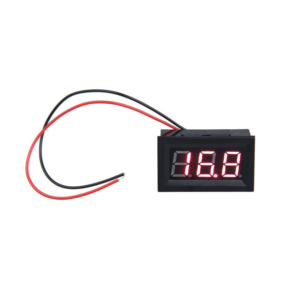 0.56" 5-30 Volt 2 Wire DC Voltmeter - Digital