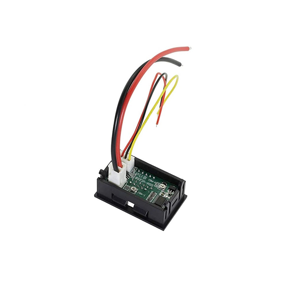 Digital Voltmeter (0-99.9VDC) and Ammeter (0-99.9A) Dual Led Voltage Current Measurement Module