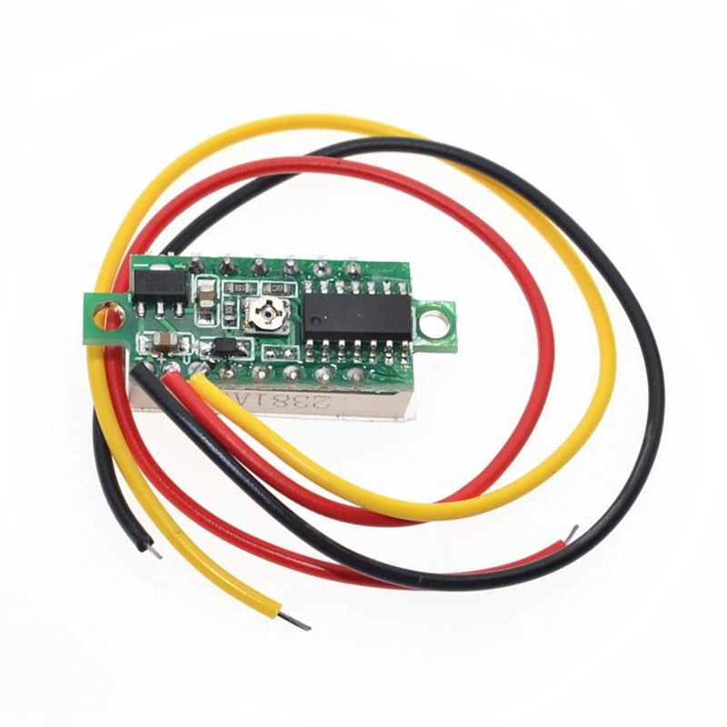 0.28" 0-99.9V Three Wire DC Mini LED Display Voltmeter - Red