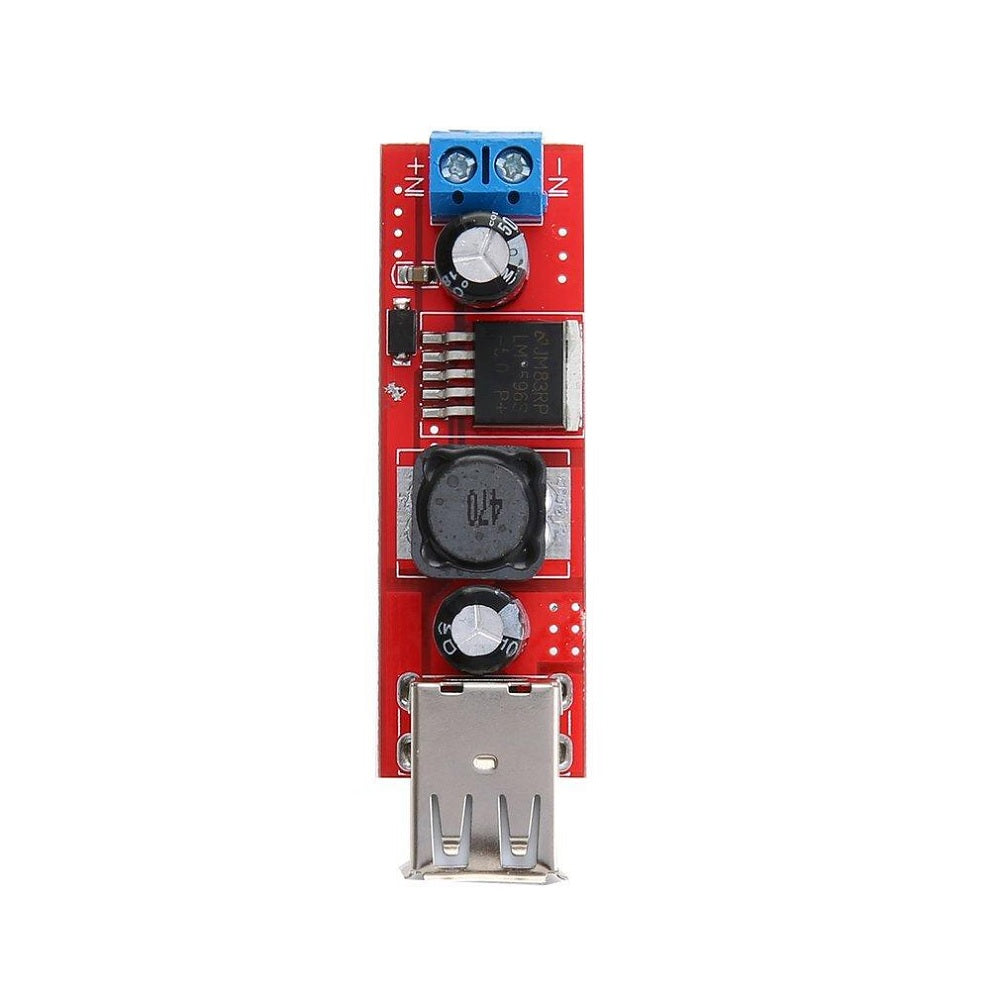 Dual USB Output 9V / 12V / 24V / 36V Car Charger Switch 5V 3A DC-DC Power Supply Buck Regulator Module