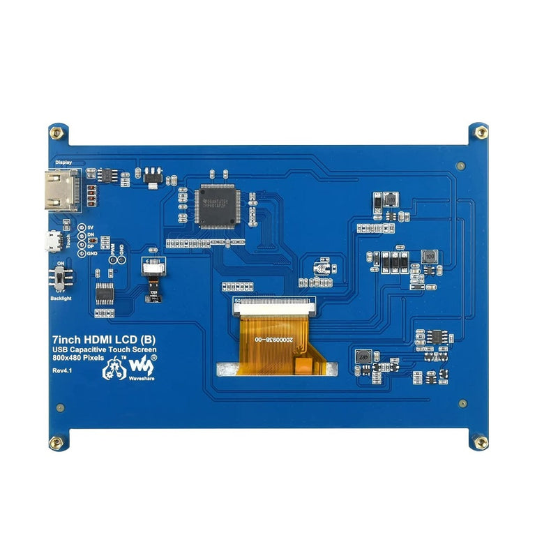 Waveshare 18 cm (7 Inch) Resistive HDMI LCD Display 1024x600