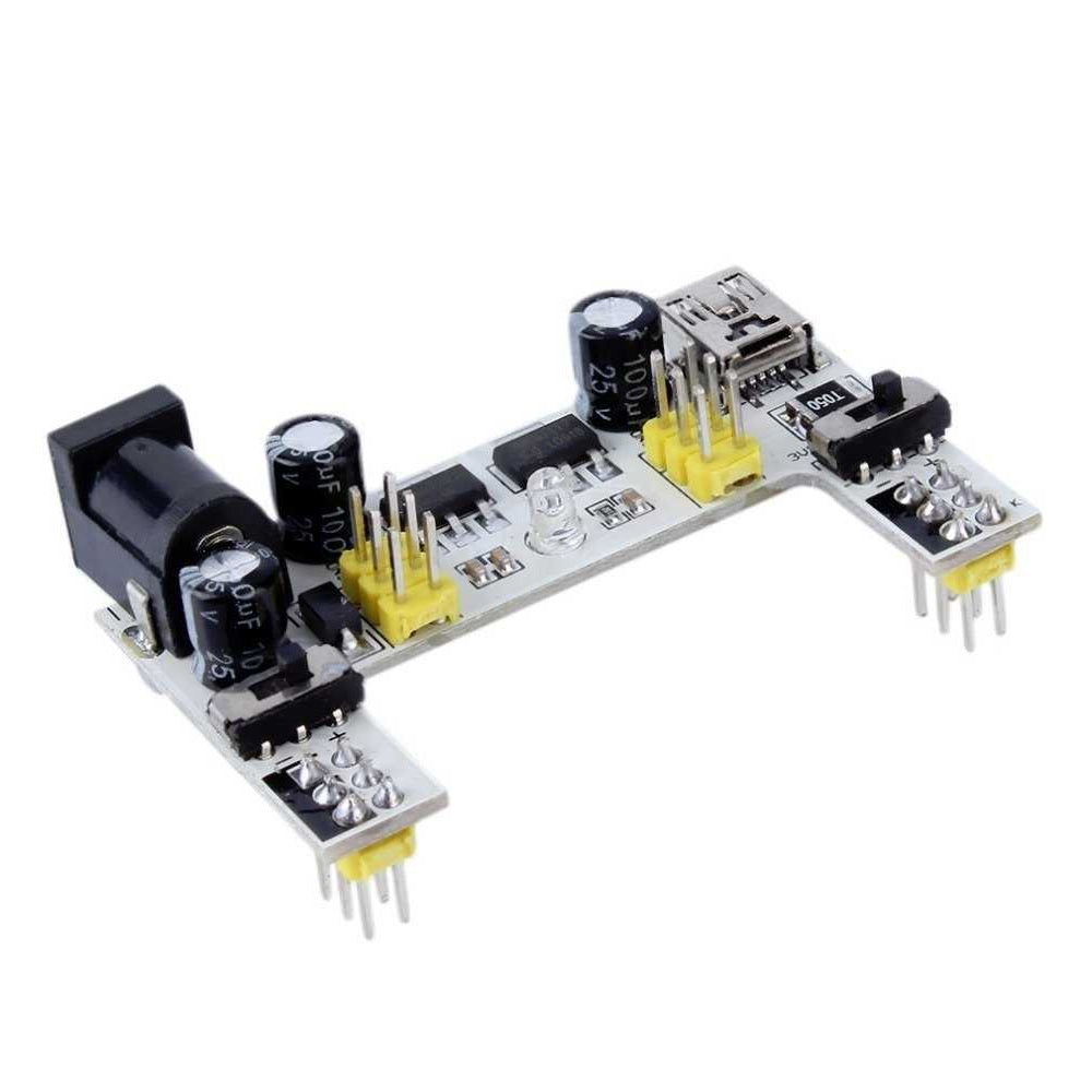 XD-42 5V/3.3V Dual Channel Solderless Breadboard Power Supply Module