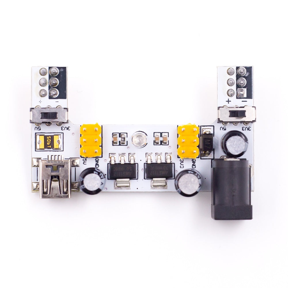 XD-42 5V/3.3V Dual Channel Solderless Breadboard Power Supply Module