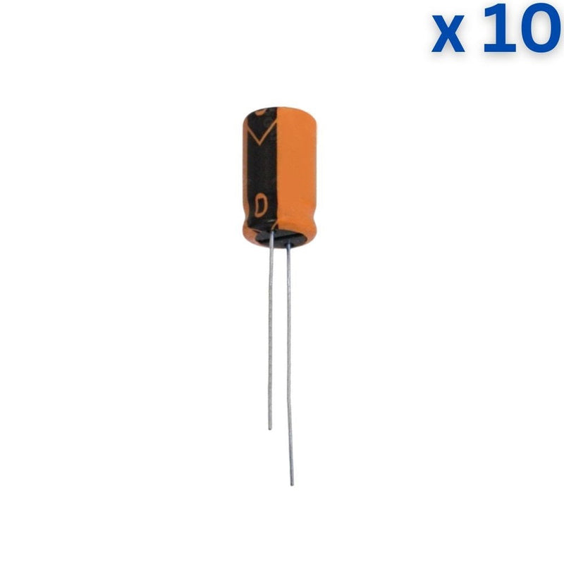 100uF 25V Electrolytic Capacitor - Keltron