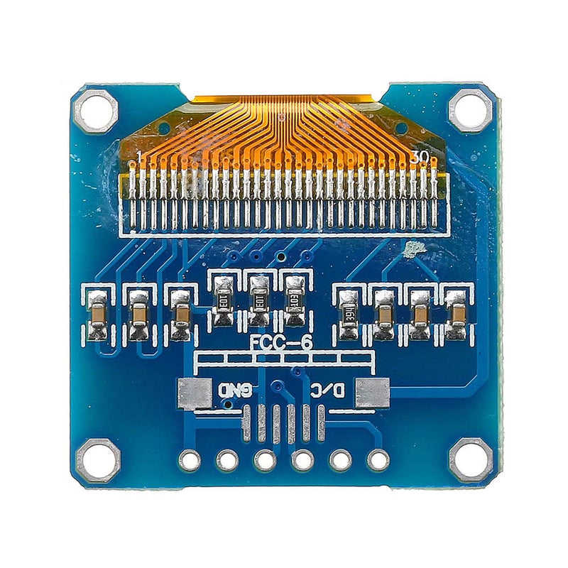 2.44 cm (0.96 inch) 128x64 OLED Display Module - 6 Pin